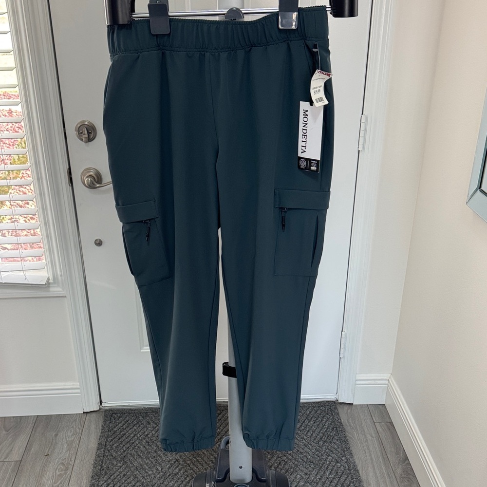 Mondetta Teal Cargo Joggers